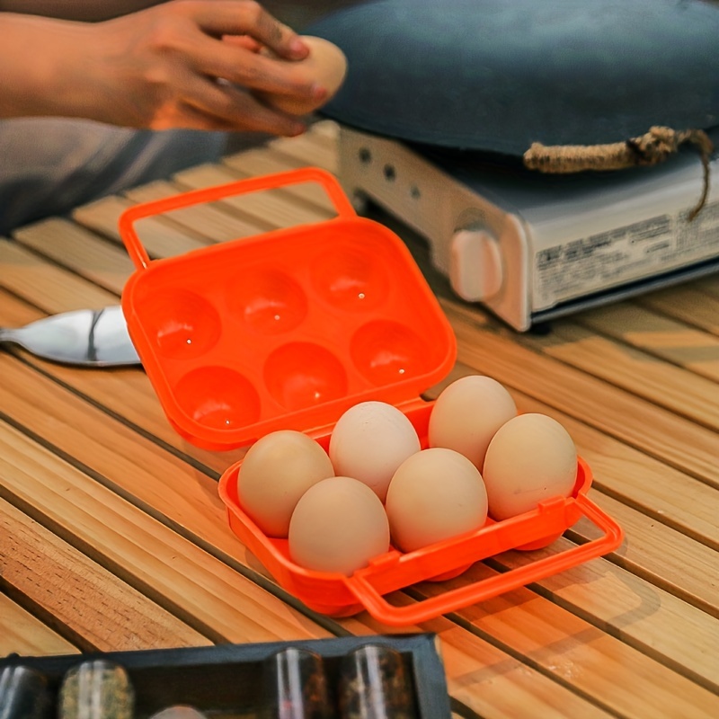Camping extérieur Vaisselle Portable Pique-nique Bbq Boîte à œufs