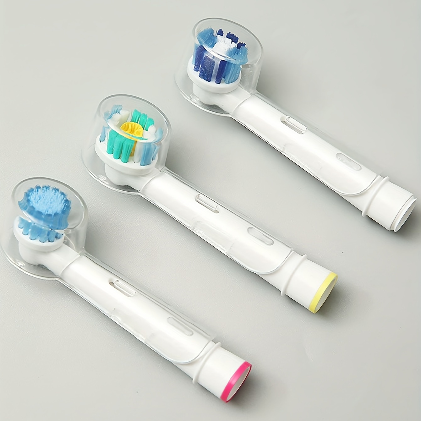  Paquete de 8 fundas para cepillos de dientes para proteger los  cabezales de cepillo de dientes Oral-B, cepillos de dientes eléctricos,  tapas de cabezales de cepillo de viaje portátiles, comodidad para 