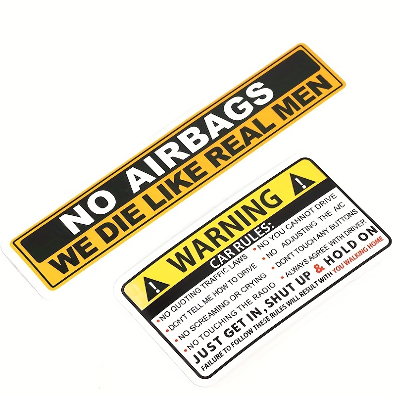 Car Sticker Decal Vehicle Safety Warning Rule Sticker Sun - Temu