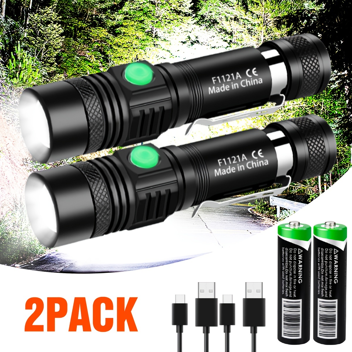 Xhp360 Led Rechargeable Flashlight Super Bright Tactical - Temu