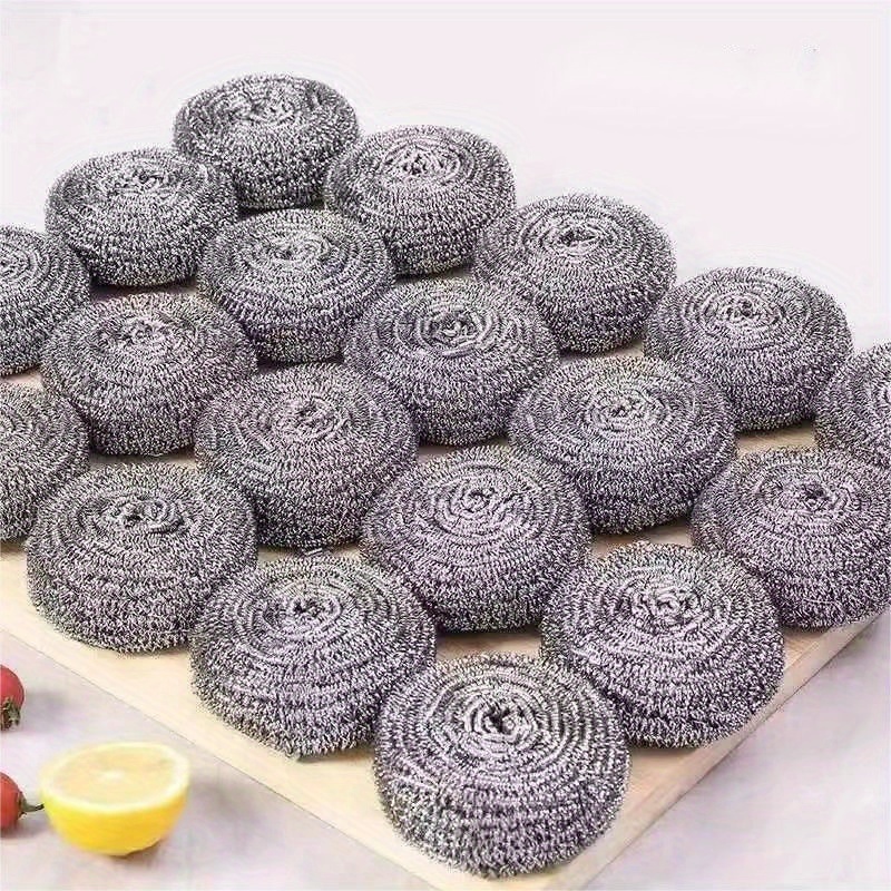 Best 12Pcs Scourer Steel Wool Scrubber - Steel Wool for Cleaning Dishes  Pans Pots Ovens Grills Stainless Steel Scrubber for Kitchen Sinks Cleaning  Steel Wool Pads Metal Scrubber 