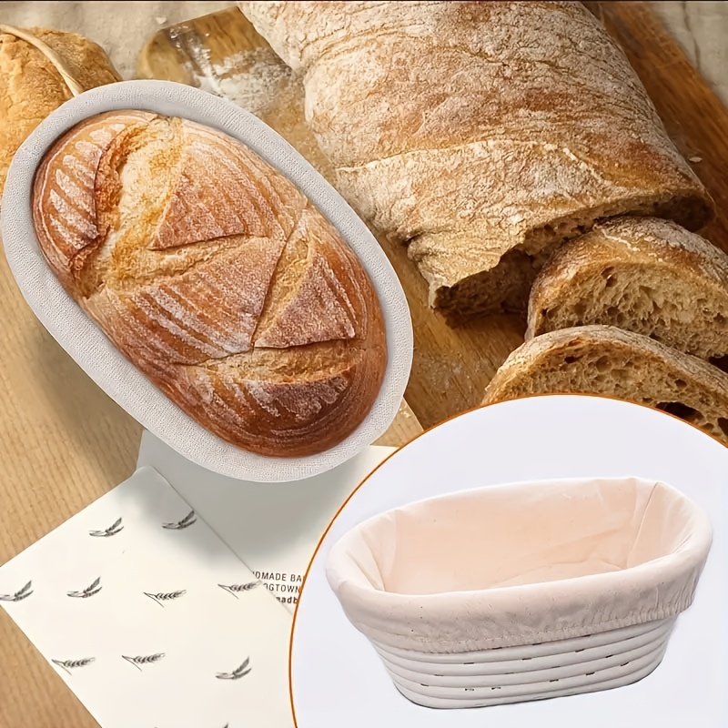 Oval Banneton Brotform Baking Supplies Bread Fermentation Baskets