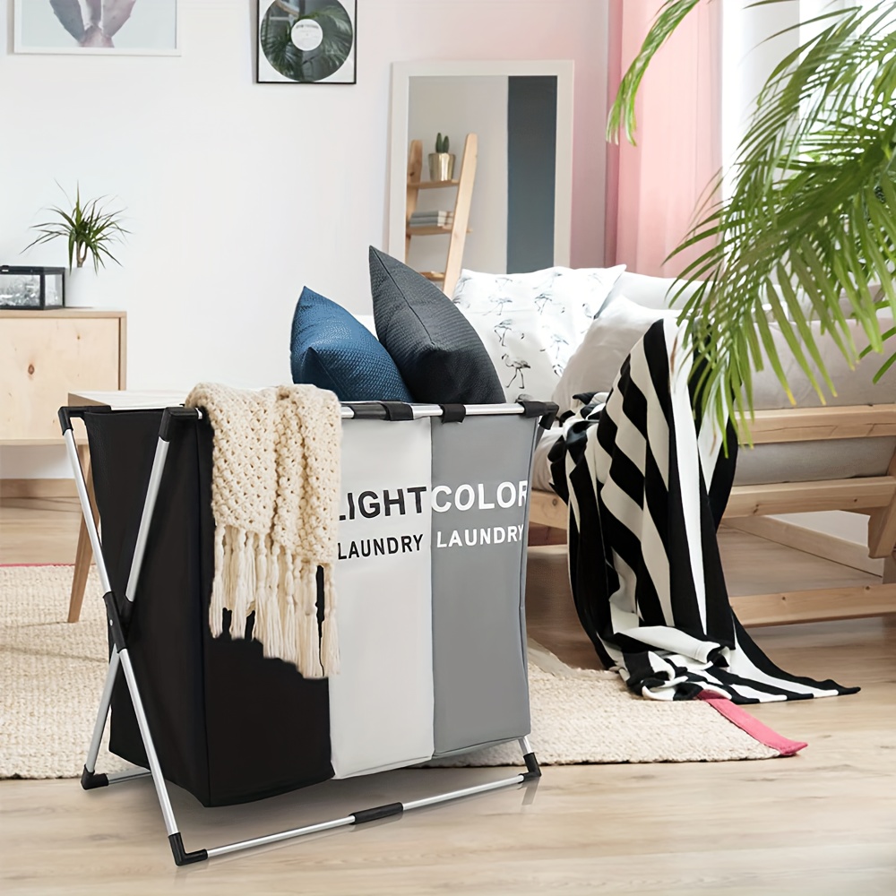 Collapsible Laundry Basket: Maximize Your Space With Portable Washing Tub  In Grey, , Or Blue! - Temu United Arab Emirates