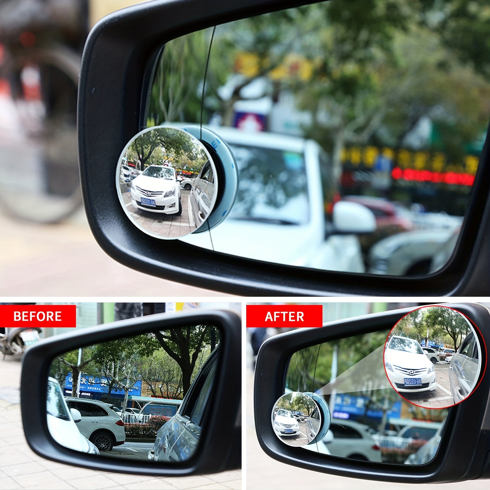 Toter Winkel-Seitenspiegel, Auto-Außenspiegel für toten Winkel 360