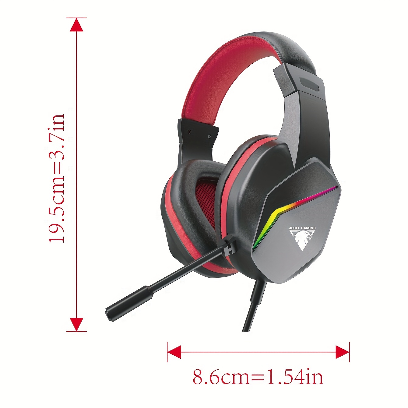 Hcg07a Usb 7.1 Stereo Wired Gaming Headsets Gamer - Temu