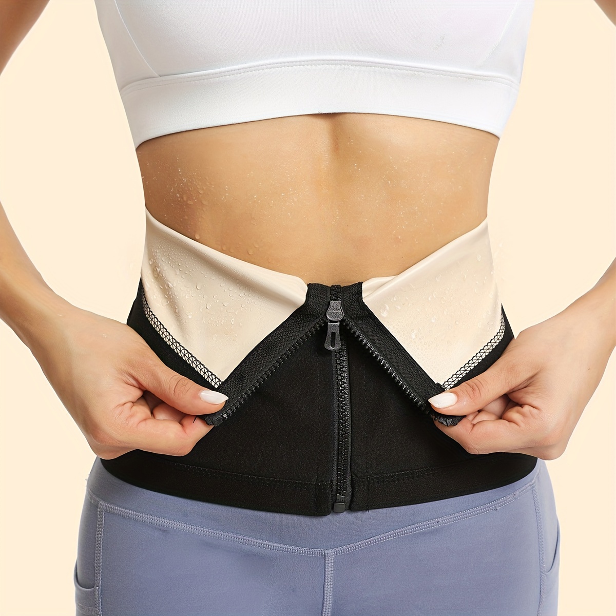 Waist Trainer Sweat Belt For Women-Waist Cincher Trimmer Weight