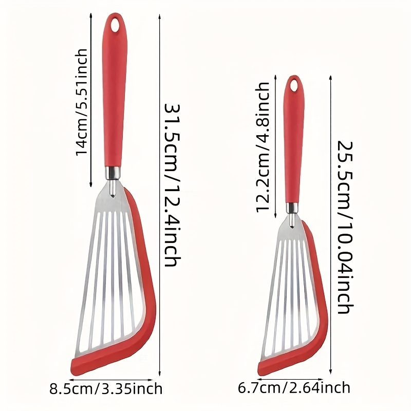 Stainless Steel Silicone Frying Shovel Perfect Flipping Fish - Temu