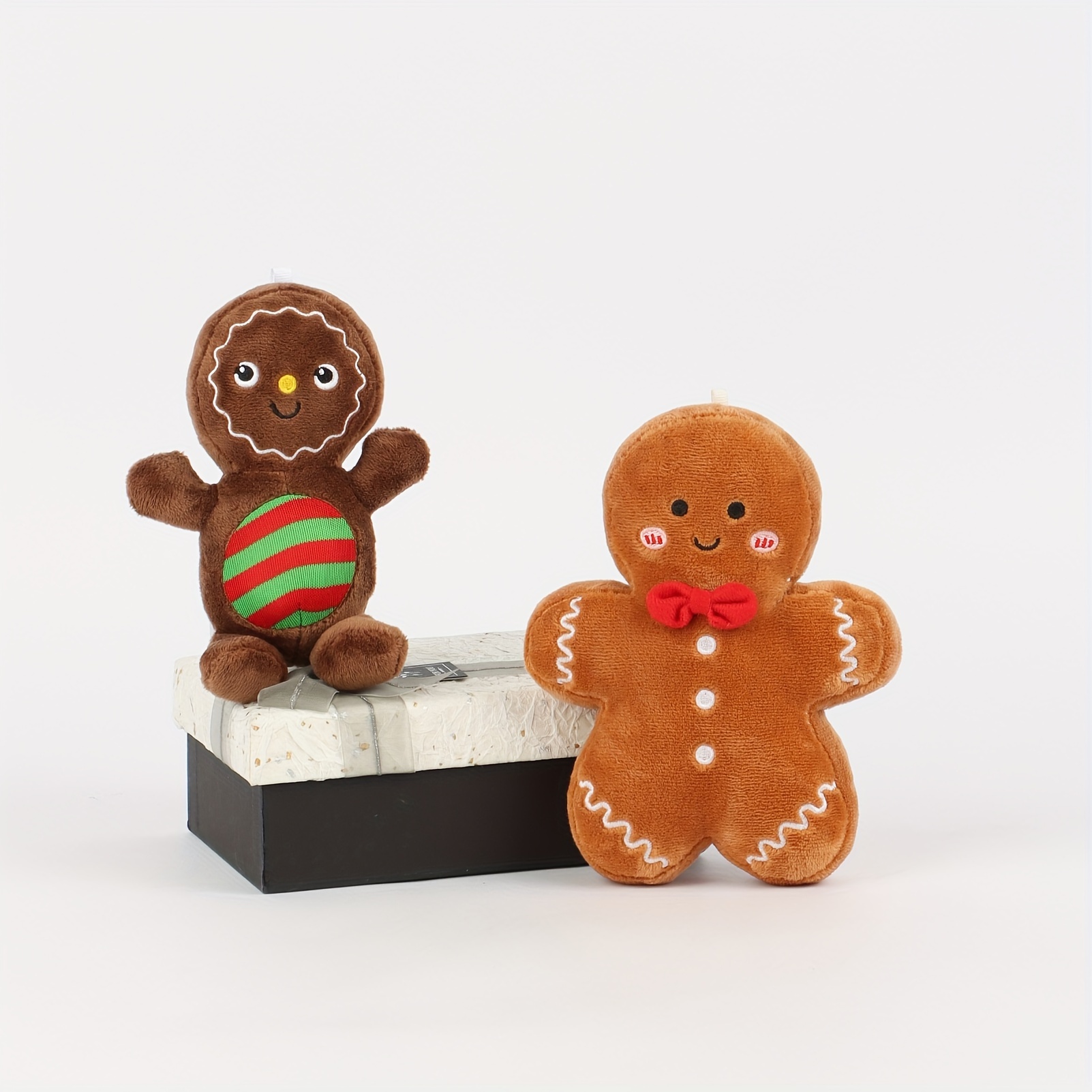 6" Gingerbread Man Toy Plush Stuffed Doll Christmas Tree Decoration