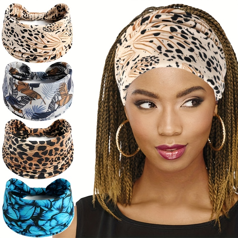

Stretchy And Breathable Women's Headband For Yoga, Running, And Fitness - Fashionable Print Design For Sweat Absorption