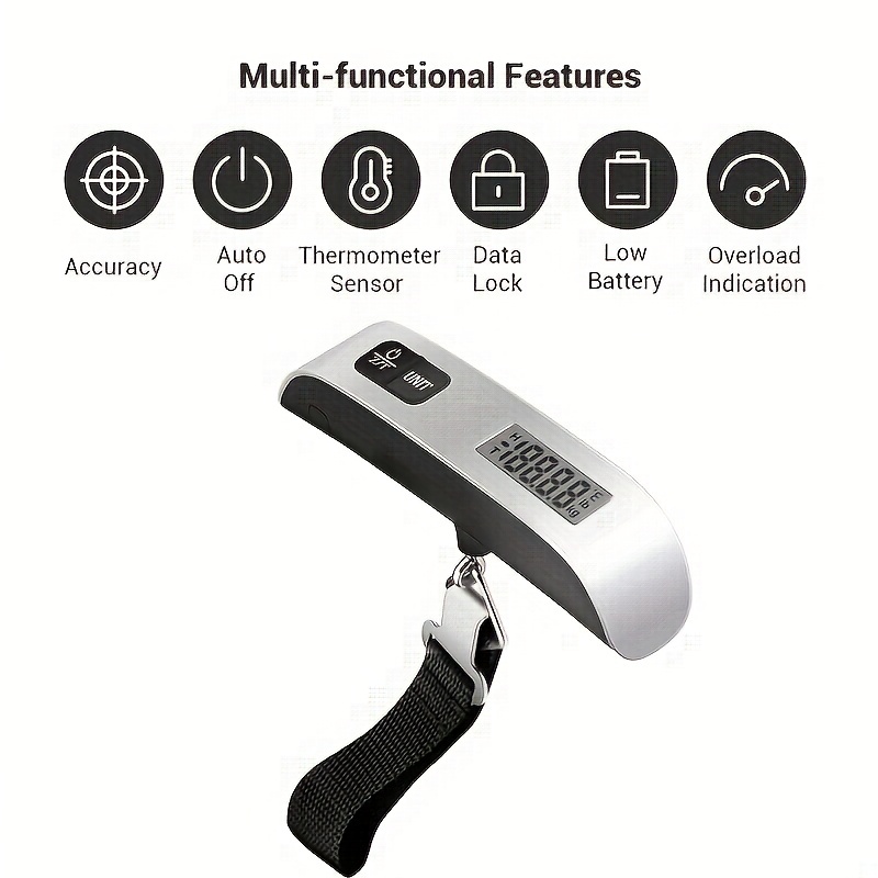 Electronic Luggage Scale Portable with LCD display for easy use!