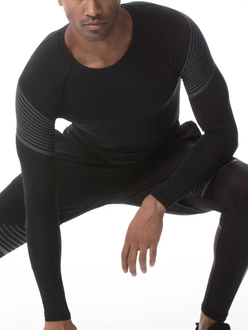 Quick Dry Compression Long Sleeve Sports Tights Basketball - Temu