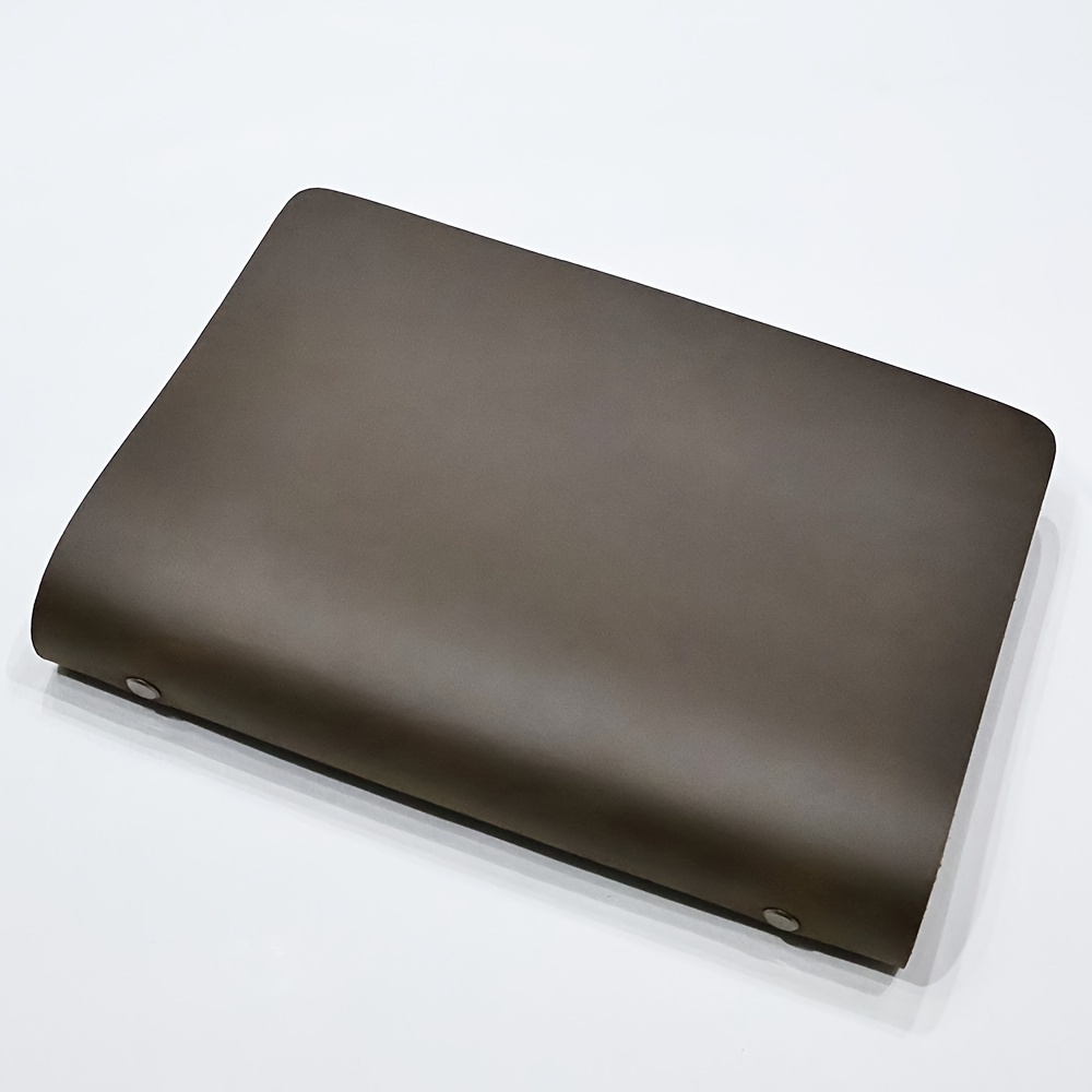 Portable Genuine Leather Notebook Nature Cowhide Note Book - Temu