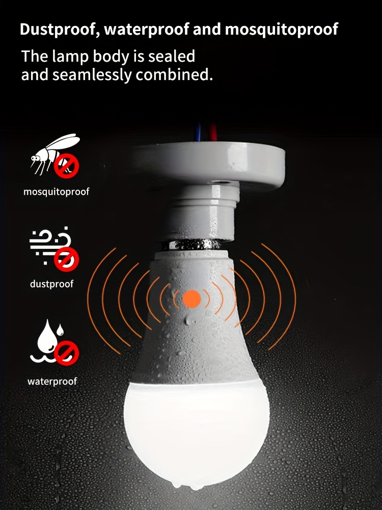 Energy Motion Sensor Bulb, 9W (60W Equivalent), Indoor Automatic Activation, A19, E26, 6000K Twilight to Dawn Safety Light, Suitable for Entryway, Porch, Stairs, Hallway, Pack of 1, Motion Sensor Light Indoor, Porch Illumination, Sleek Bulb Design, Durable Bulb, Energyefficient Bulb, Home Security, Minimalist Bulb, Longlasting Bulb, Motionactivated Bulb, Homeowners