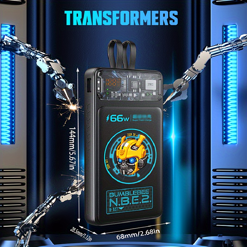 Transformers Tf-sd02 10000mah/20000mah Mobile Power Supply Outdoors - Temu