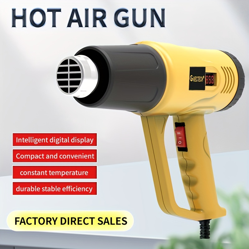 TR Industrial 1700W Digital Heat Gun Kit, Digital Controls with Memory  Settings, Large LCD Display - eToolsCity