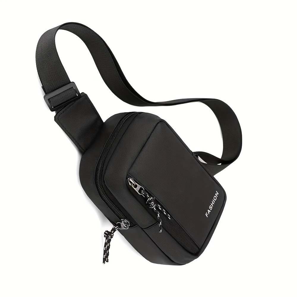 Men's Nylon Crossbody Bag Multifunctional Diagonal Shoulder Bag