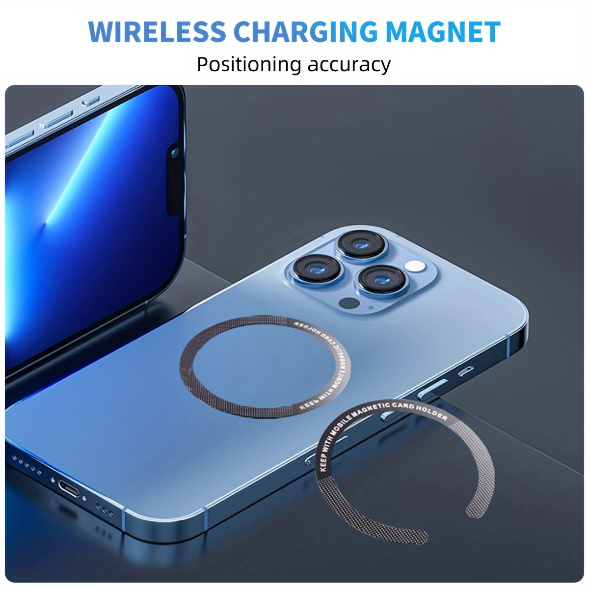 Kaufe Dünne Metallplatte Aufkleber Ringe Runde Eisenblechscheibe für  magnetische Handyhalterung Magnet Autoständerhalterung Drahtloses Laden