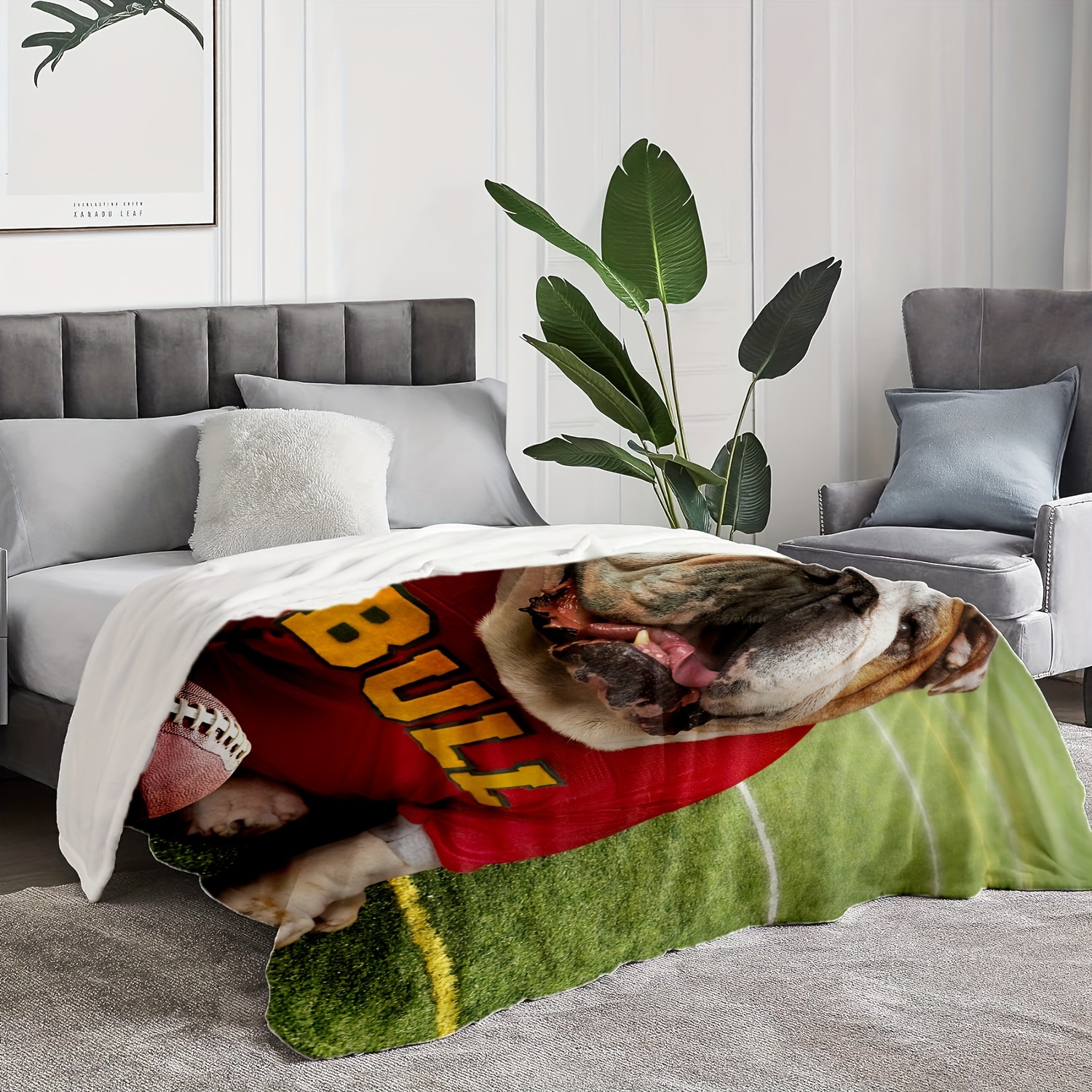 Pitbull 2024 throw blanket