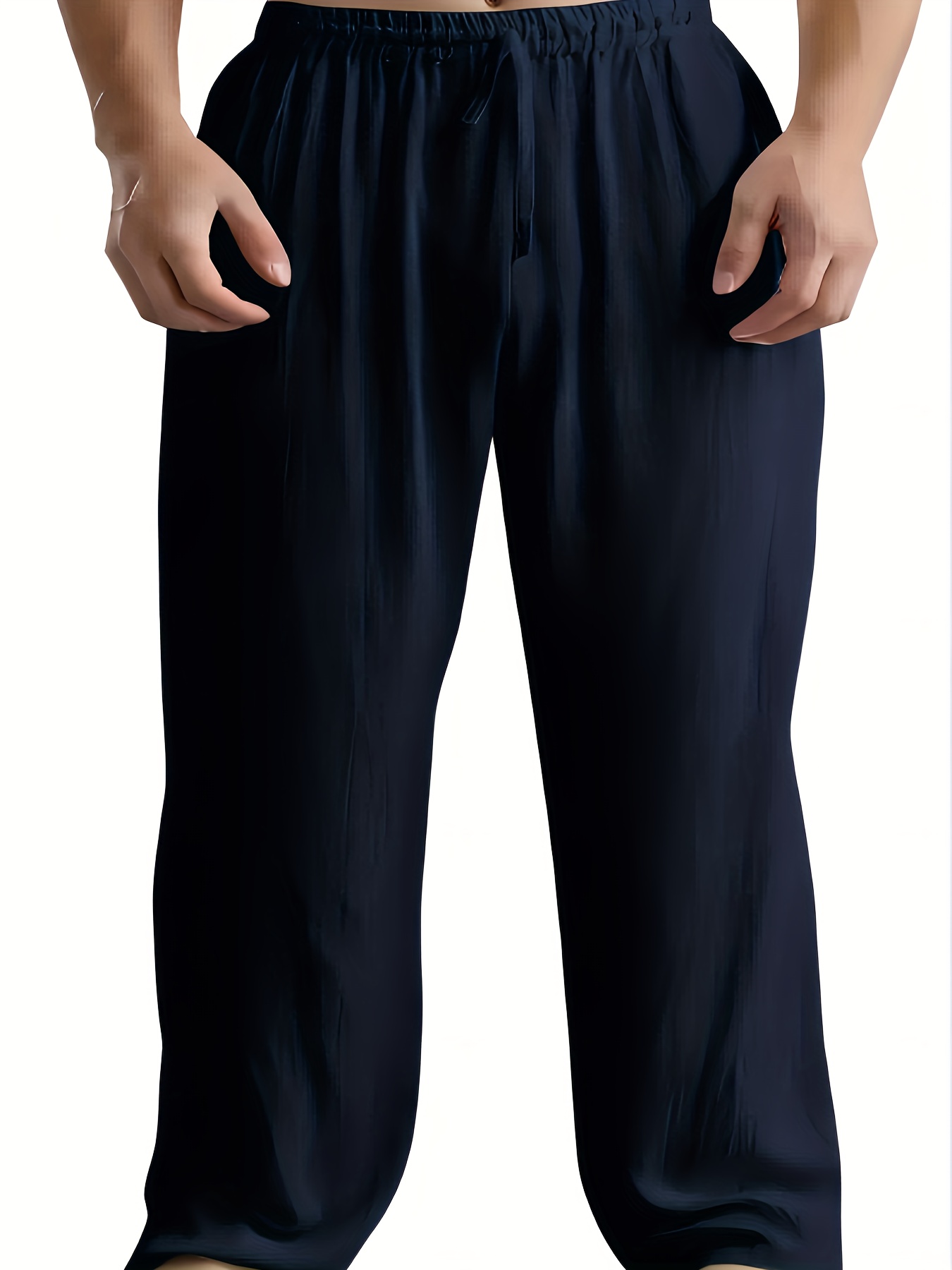 Pantalon de détente Homme CotonMarine Blanc ou 10 couleurs 100% Coton