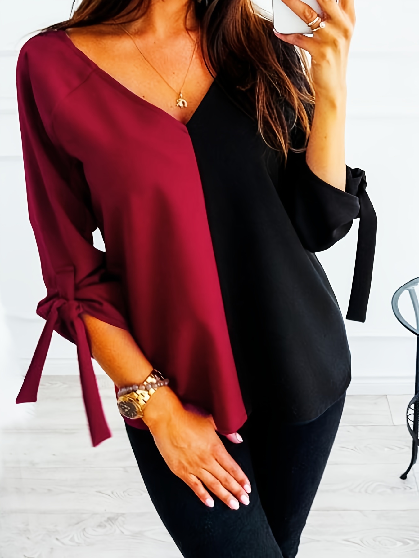 Blusa Vermelha - Temu Portugal