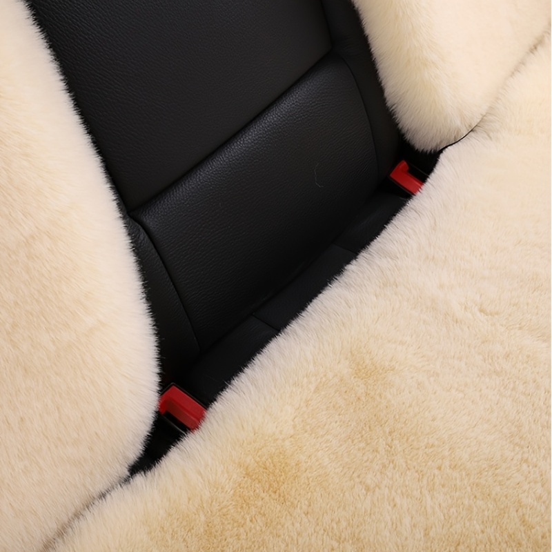 Acheter Housse de protection universelle antidérapante pour siège avant de  voiture, en peluche douce, chaude, hiver