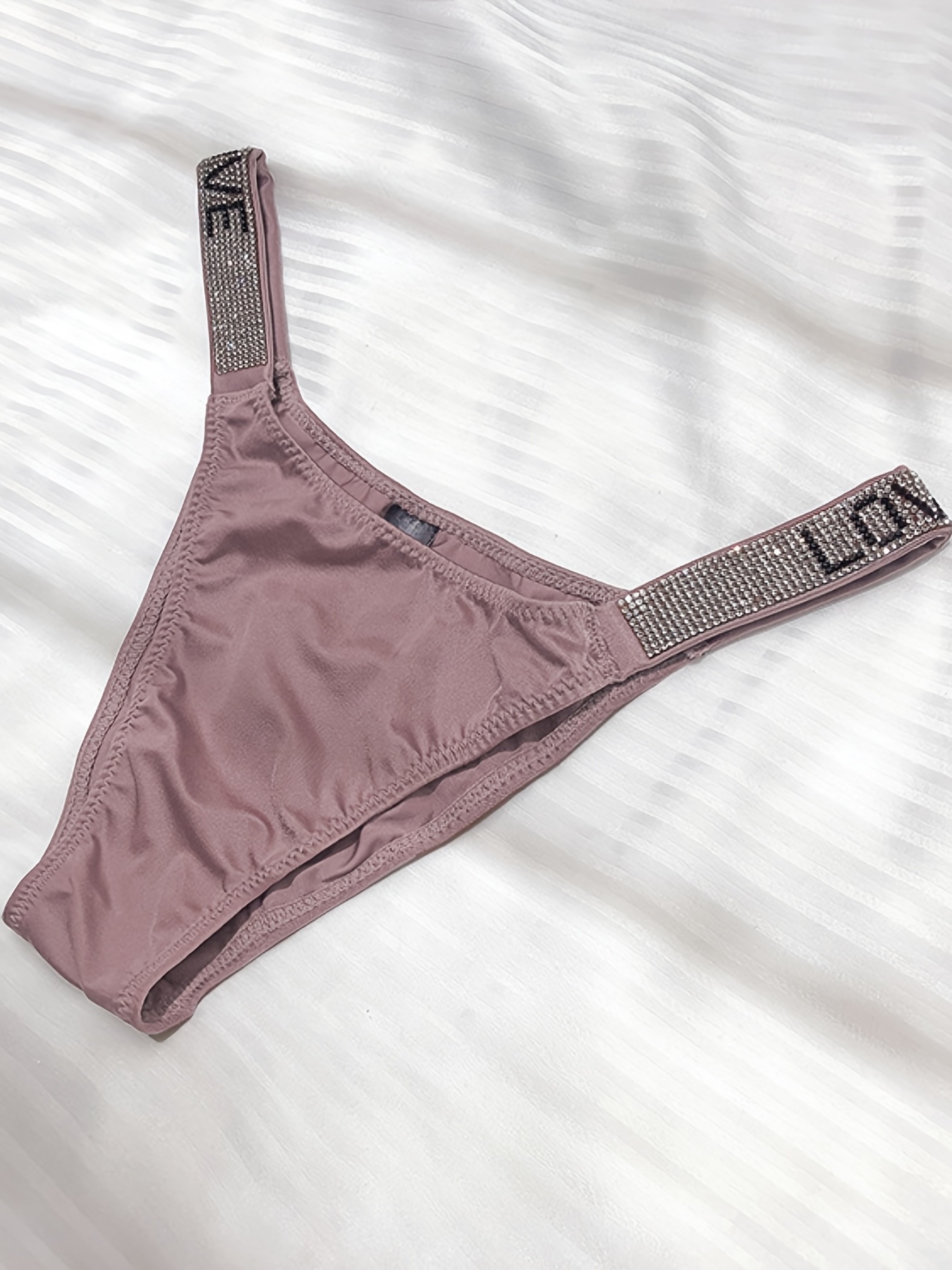 Set shine Lace corset + thong or bikini / Victoria / with  rhinestones/underwear