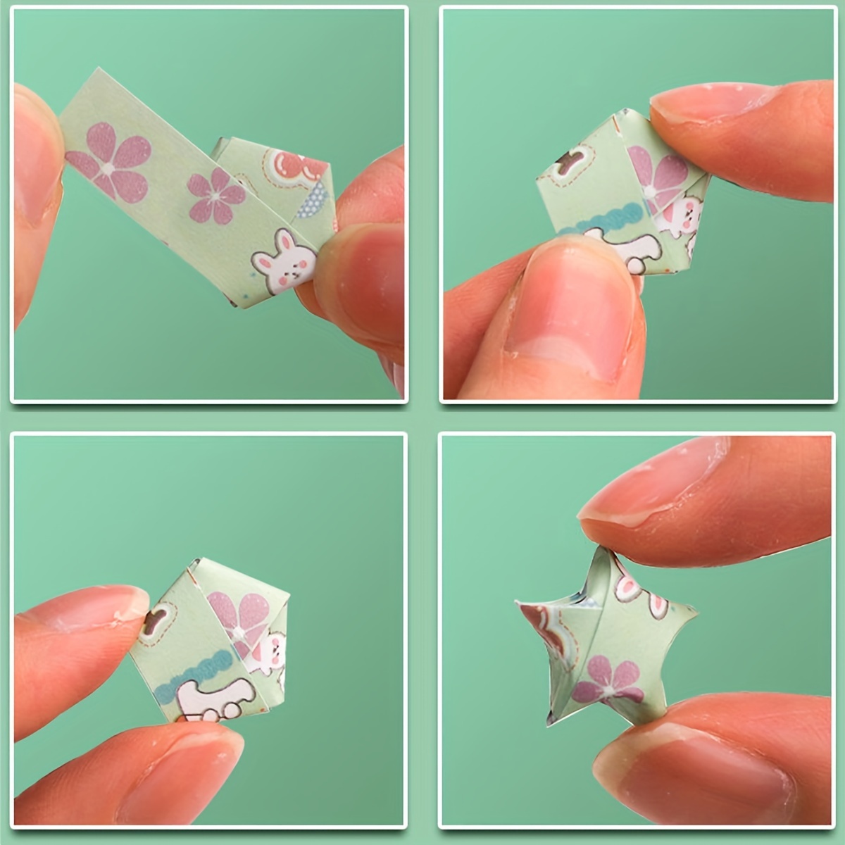 Origami Lucky Star (puffy Star) : 3 Steps (with Pictures