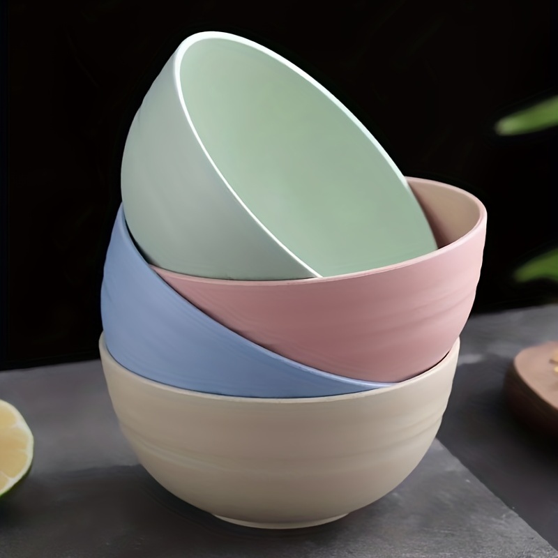 6pcs Unbreakable Cereal Bowl Microwave Dishwasher Safe