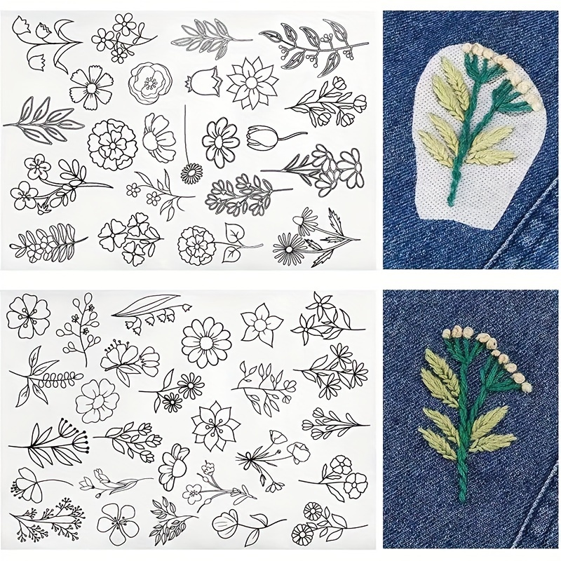 Water Soluble Paper Embroidery, Transfer Paper Embroidery