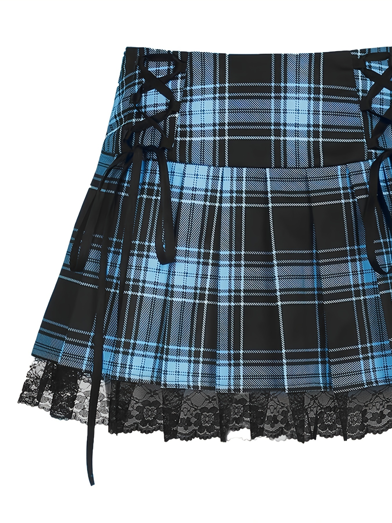 Y2K Joe Boxer Mini Skirt Women's Size M Plaid School Girl Style Sears Kmart  Tag