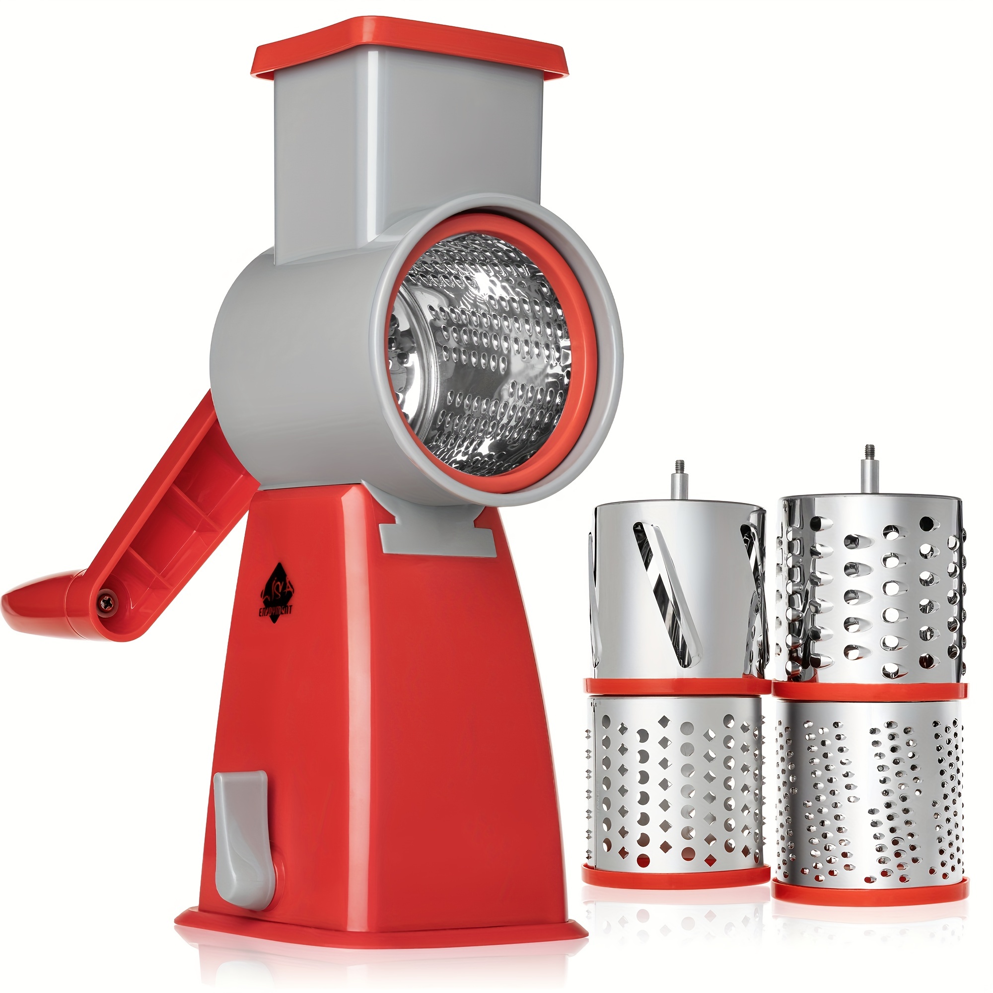Rotary Cheese Grater, Manual Food Crusher With Interchangeable Drums For  Grating Cheese And Multi Nut, Nut Grinder, Kitchen Supplies, Kitchen  Accessories - Temu