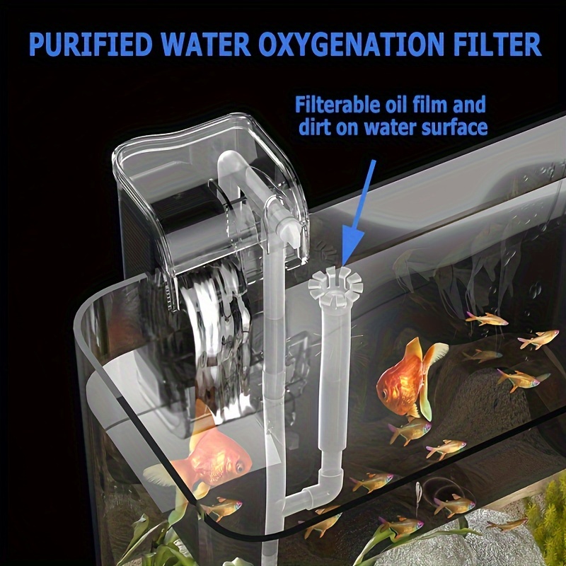 Quiet And Efficient Aquarium Filter For Crystal Clear Water - Temu