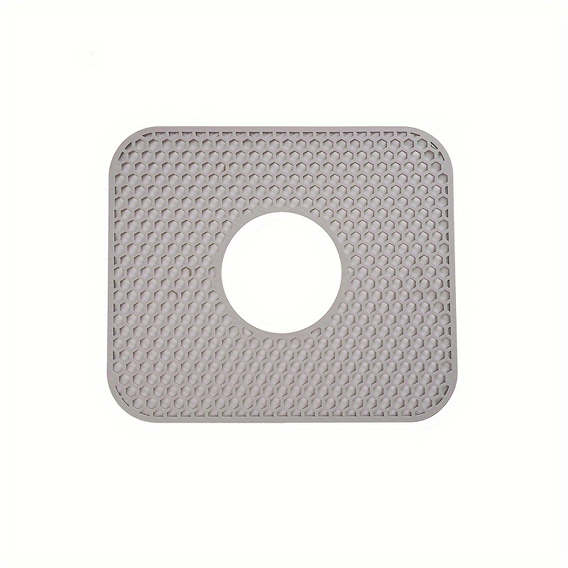 Silicone Sink Mat Large Size Hollow Silicone Sink Protector - Temu