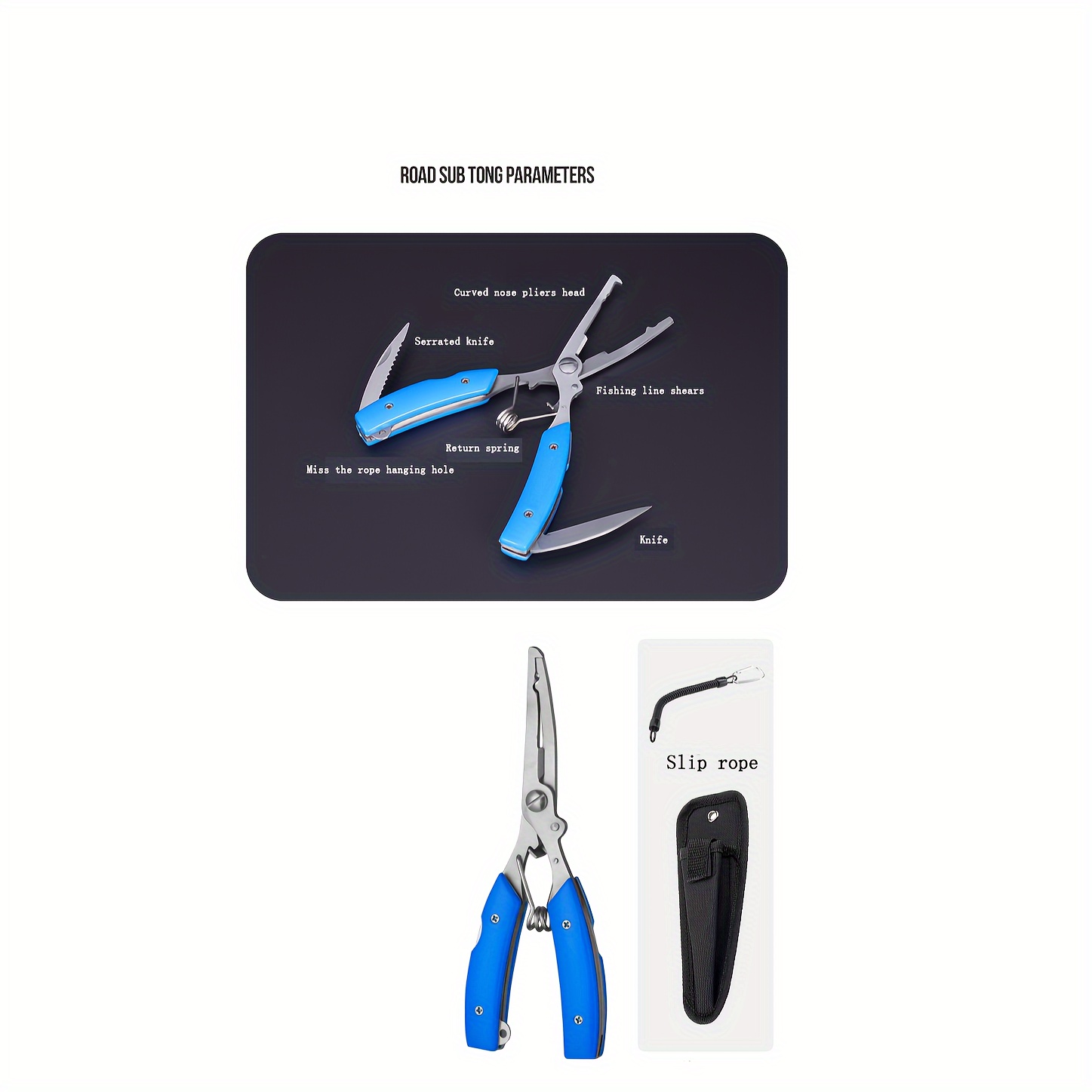 Multifunctional Curved Mouth Road Pliers Stainless Steel - Temu