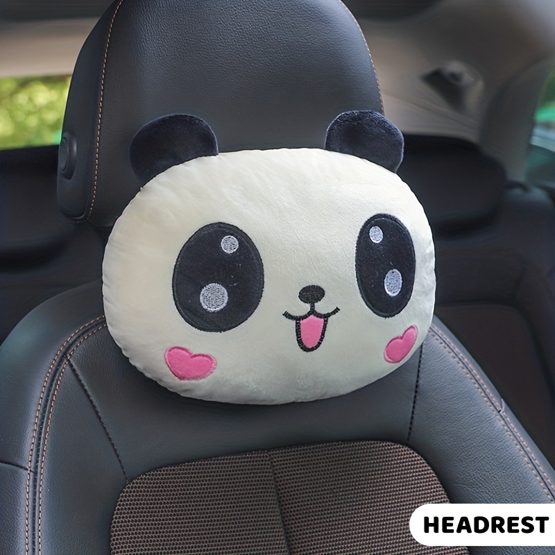 Cute Cartoon Car Headrest Pillow Neck Support Pillow Cartoon - Temu