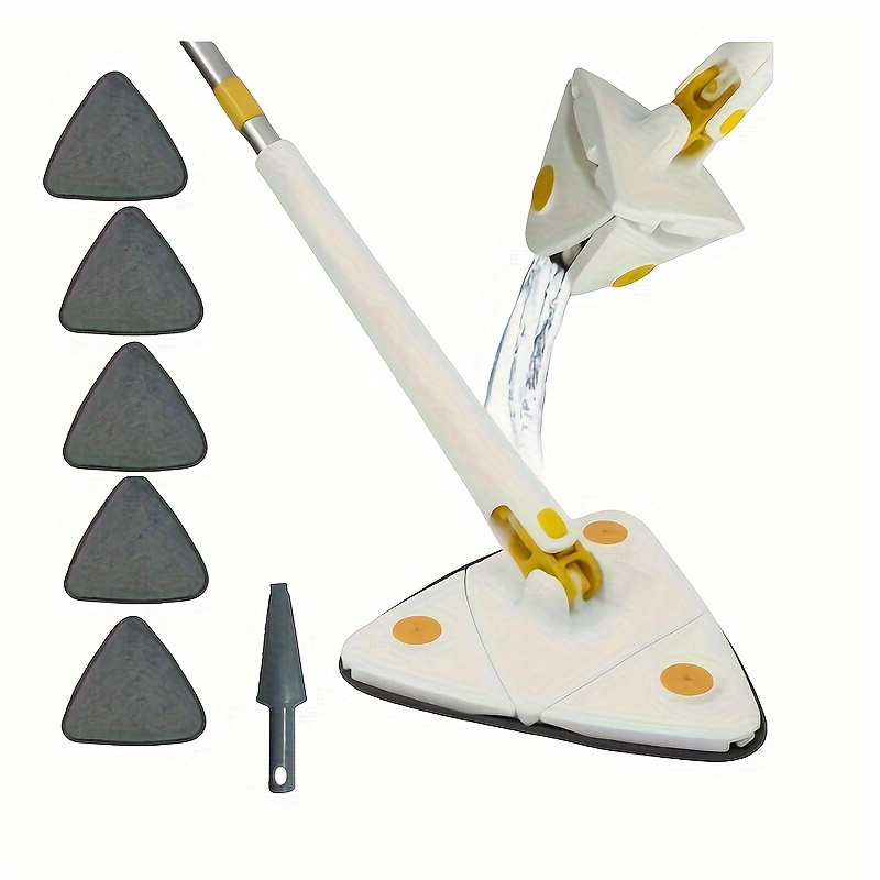 ▷ Chollo Mopa triangular Willstar con mango extensible hasta 215 cm por  sólo 17,94€ con envío gratis (-68%)