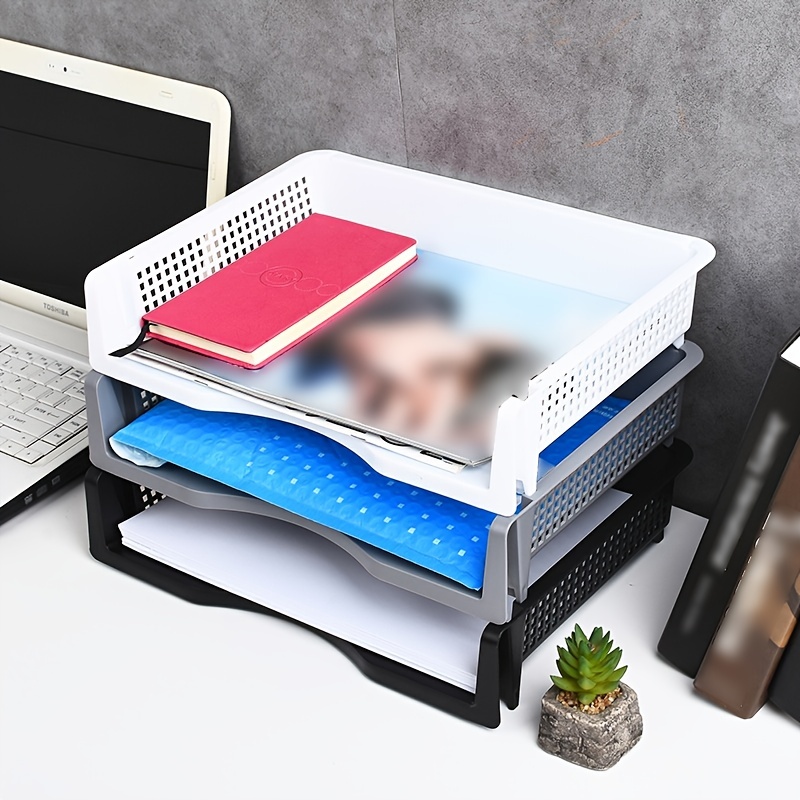 A4 Paper Storage Rack Horizontal And Vertical Office Paper - Temu