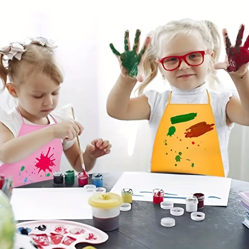 Children Kids Painting Apron Waterproof Anti-dressing Kindergarten  Pinafores