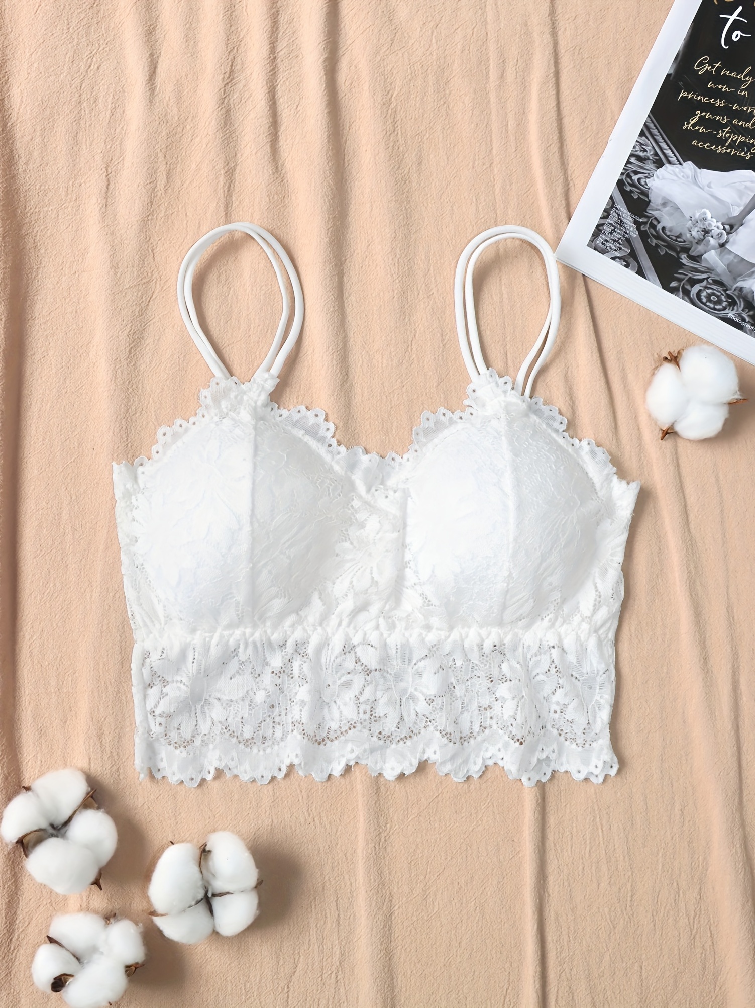 Women's Tube Top Lace Lingerie Invisible Push Up Bralette Seamless Strapless  Bra Lady Underwear Summer Chest Wraps Crop Top