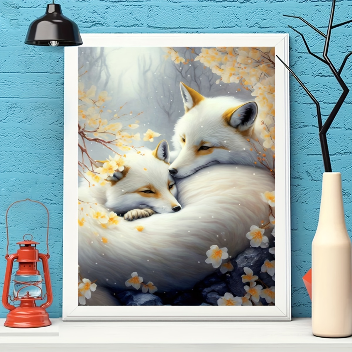 Diy Fox Animal Pattern Diamond Painting Set Mosaic - Temu