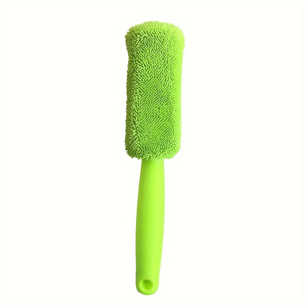 Car Brush Tire Hub Wash Cleaning Brushes Tool Microfiber Long-Handled  Accessory