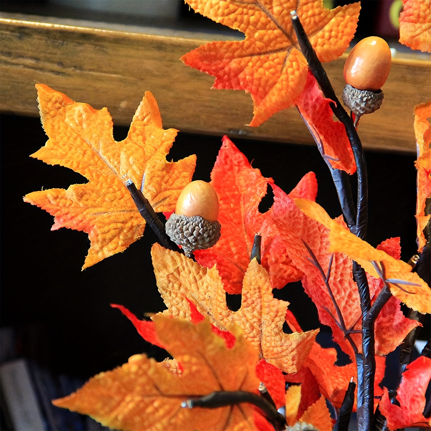 Northlight 10-piece Fall Harvest Artificial Acorns And Maple Leaves  Decoration Set : Target