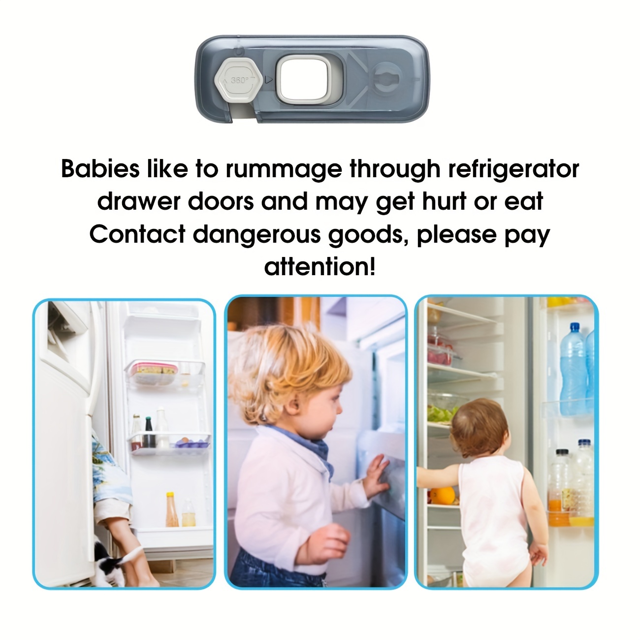 Child Safety Fridge Lock Single door Refrigerator Door - Temu