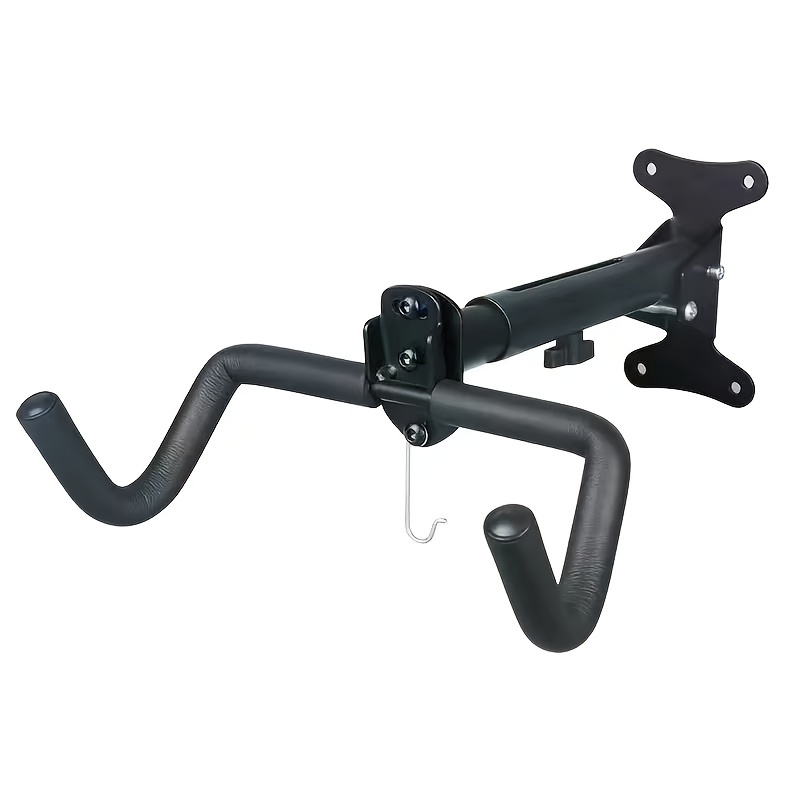 1pc Wall Mounted Bicycle Hanger, Mountain Bike Hook, Heavy Duty Strong  Load-bearing Storage Rack, Screw Installation Car Accessories