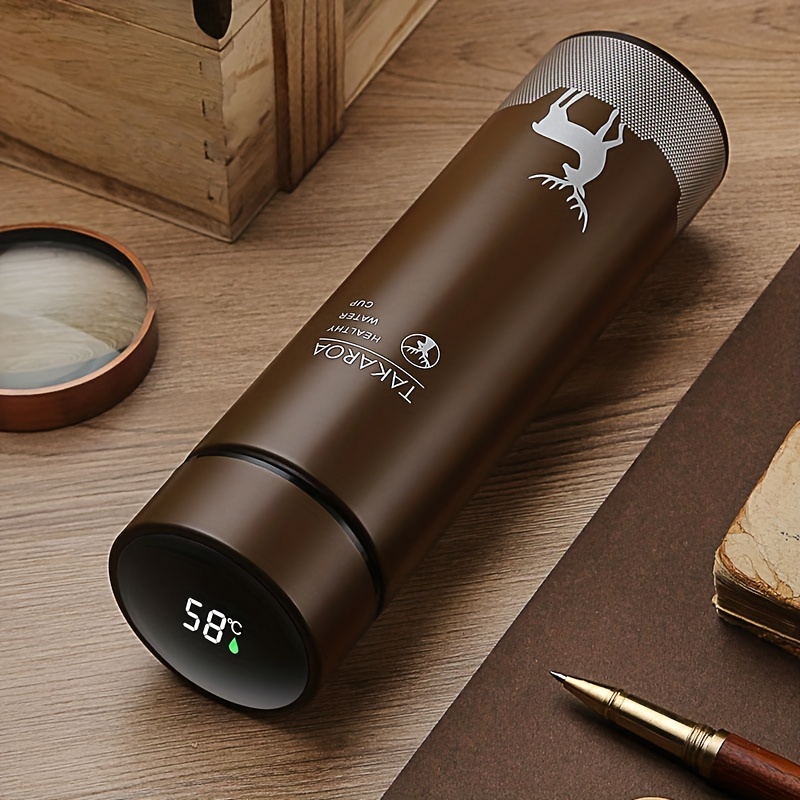 Stylish Vacuum Flask with Temperature Display