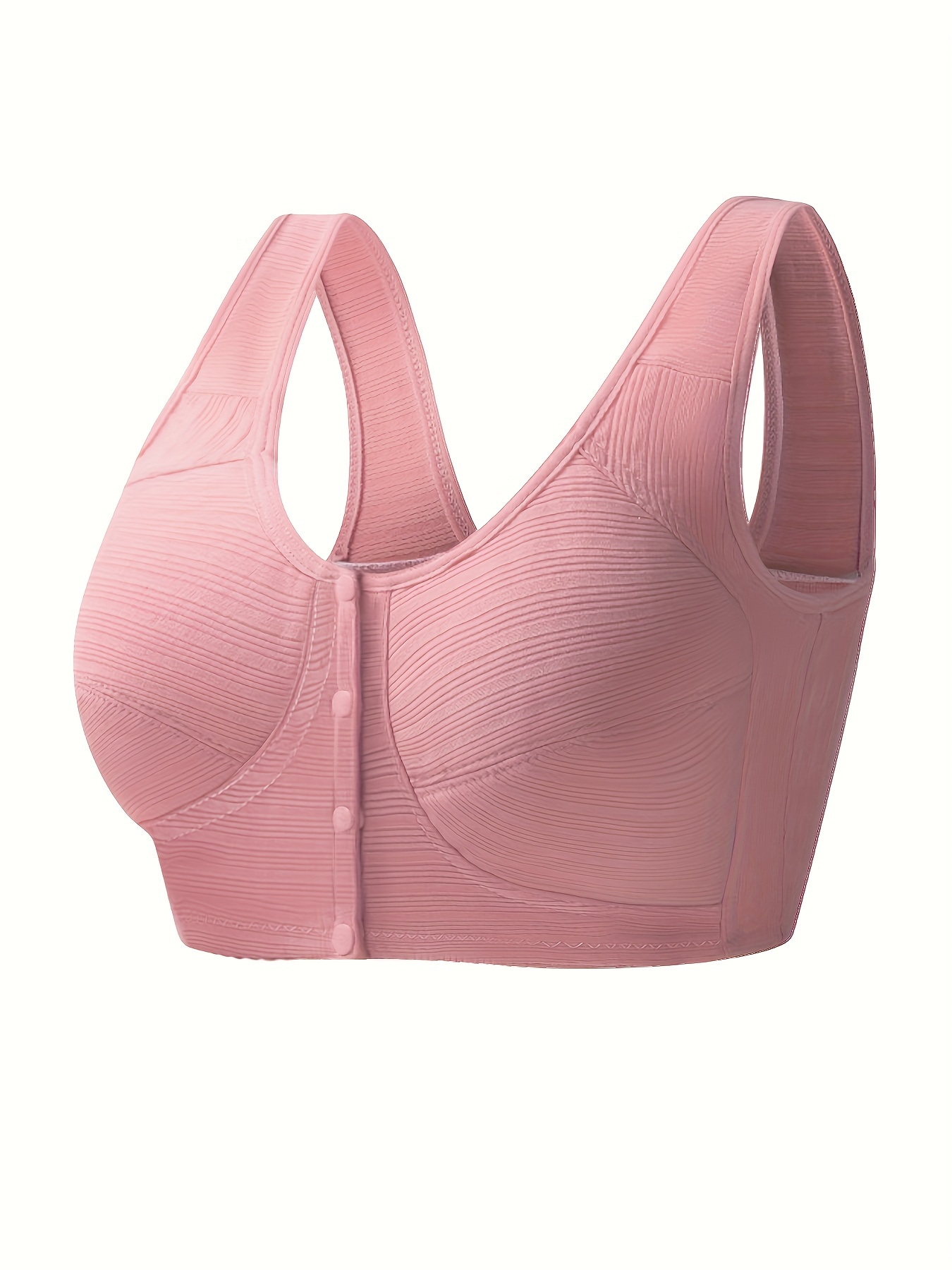 Invisible pink Wireless padded bra Ballerine Generous
