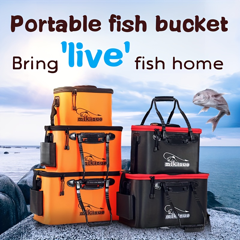 Large Fishing Box Organizer Multi-Function Lure Live Fish Bucket Thickening  Storage Box Fishing Accessories Tackle Box Pesca