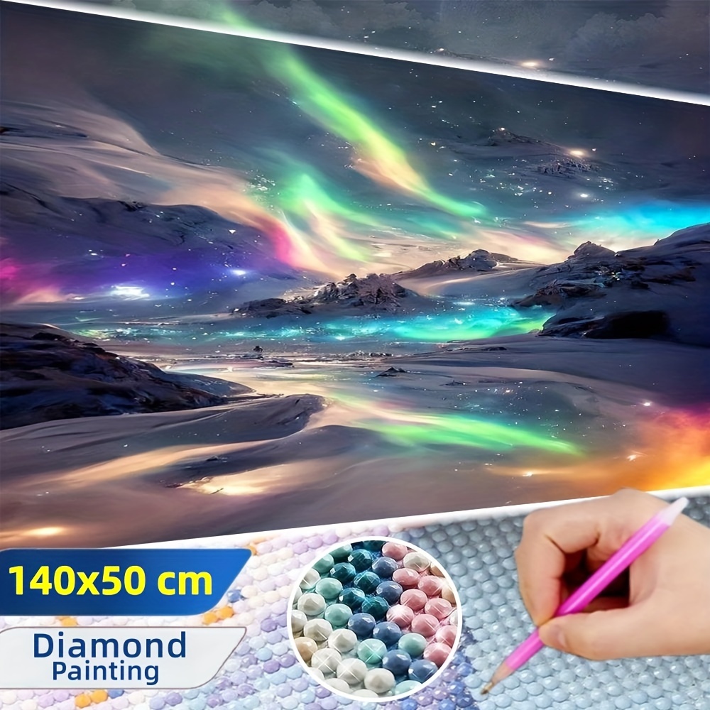 5D Diamond Paintings Paint By Numbers For Adults And Beginners, Paint By  Numbers Kit On Canvas, Frameless DIY Landscape Home Decor  140x50cm/55.1x19.7i