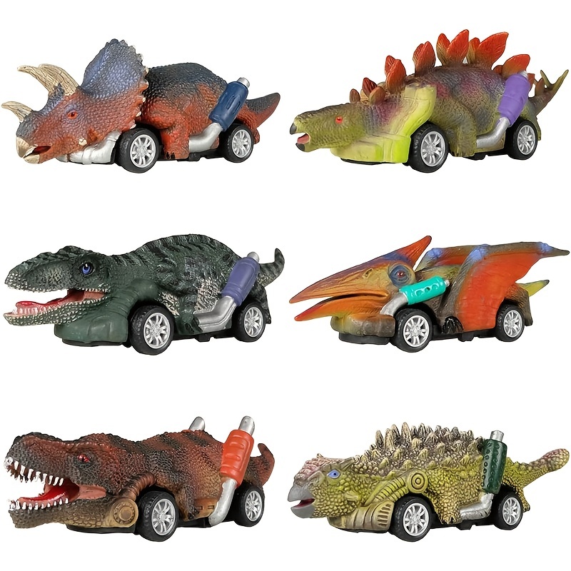 Aoskie Dinosaurier Spielzeug ab 3 4 5 Jahre, 23 Stück Truck Spielzeug mit  Lichtern und Tönen, 3 Spielzeugautos, 12 Dinosaurier Figuren für Kinder