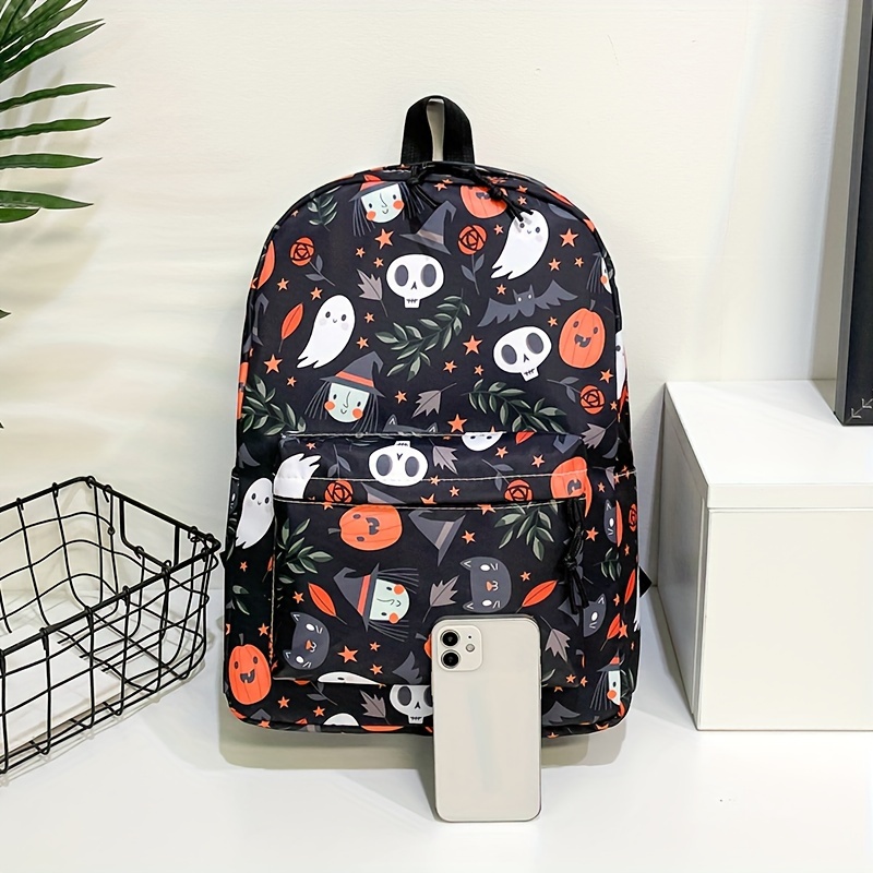 A black PU fashionable dot print combination backpack for daily Wear  preppy,preppy stuff,classic leather small bag for school school,travel,gym  bag,work & office,weekend and holiday,travel holiday essentials,large beach
